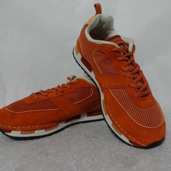Ecko Red Atomix Womens Size 9 US Orange Leather Lace Up Sneaker Shoes 26035 - Picture 4 of 9